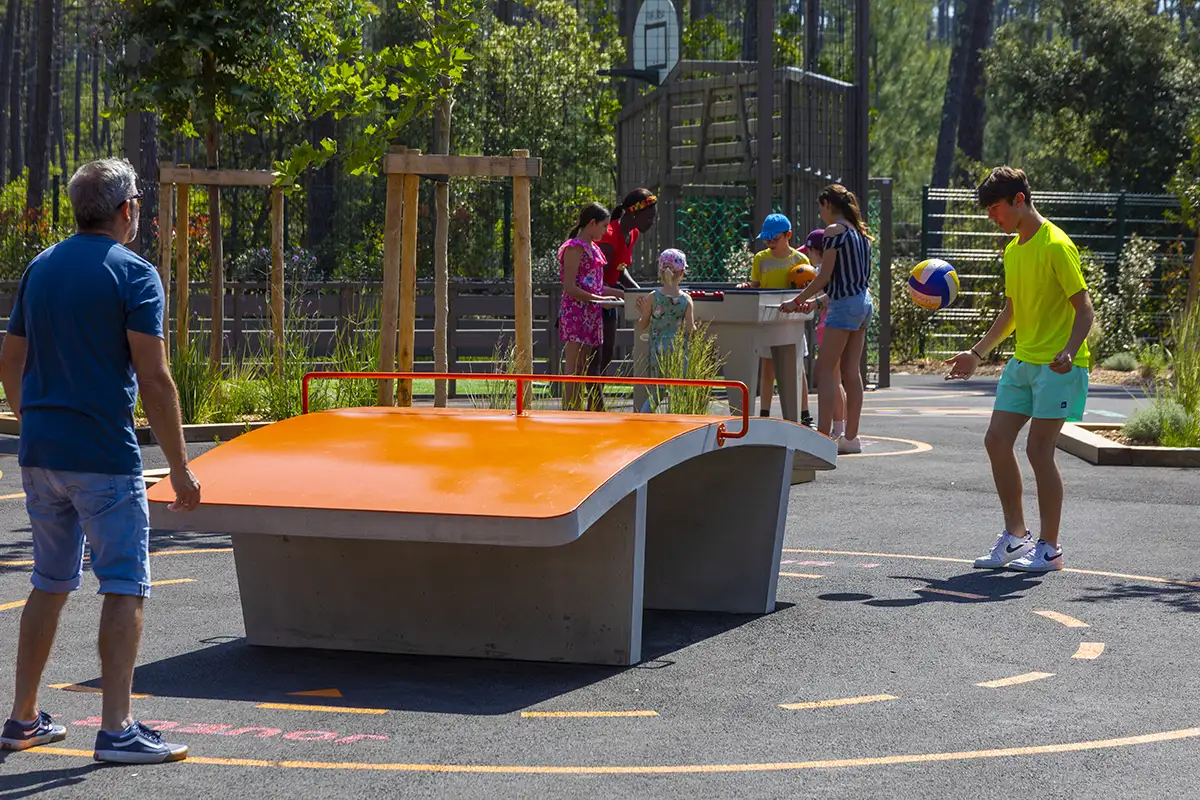 Espace sportif camping Lacanau